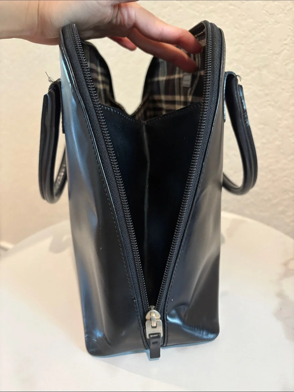 Classic Black Women's Tote Handbag